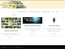 Tablet Screenshot of omniumgatherumedia.com